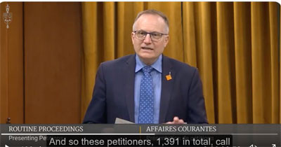 Peter Julian tabled our fifth petition